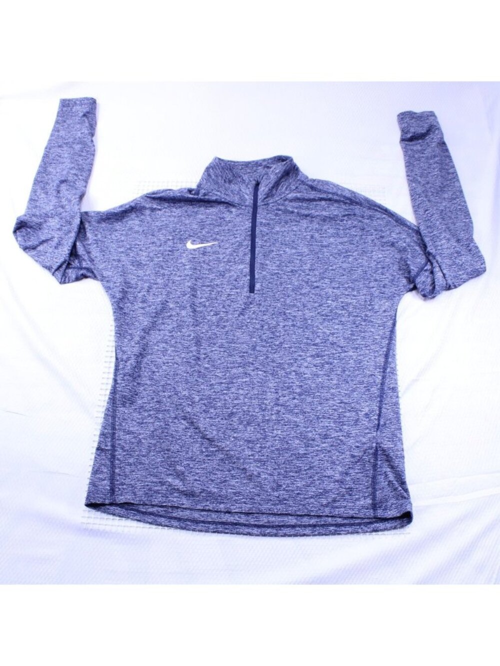 Womens Nike Dri-Fit‎ 1/4 Zip Pullover Jacket Small Blue
